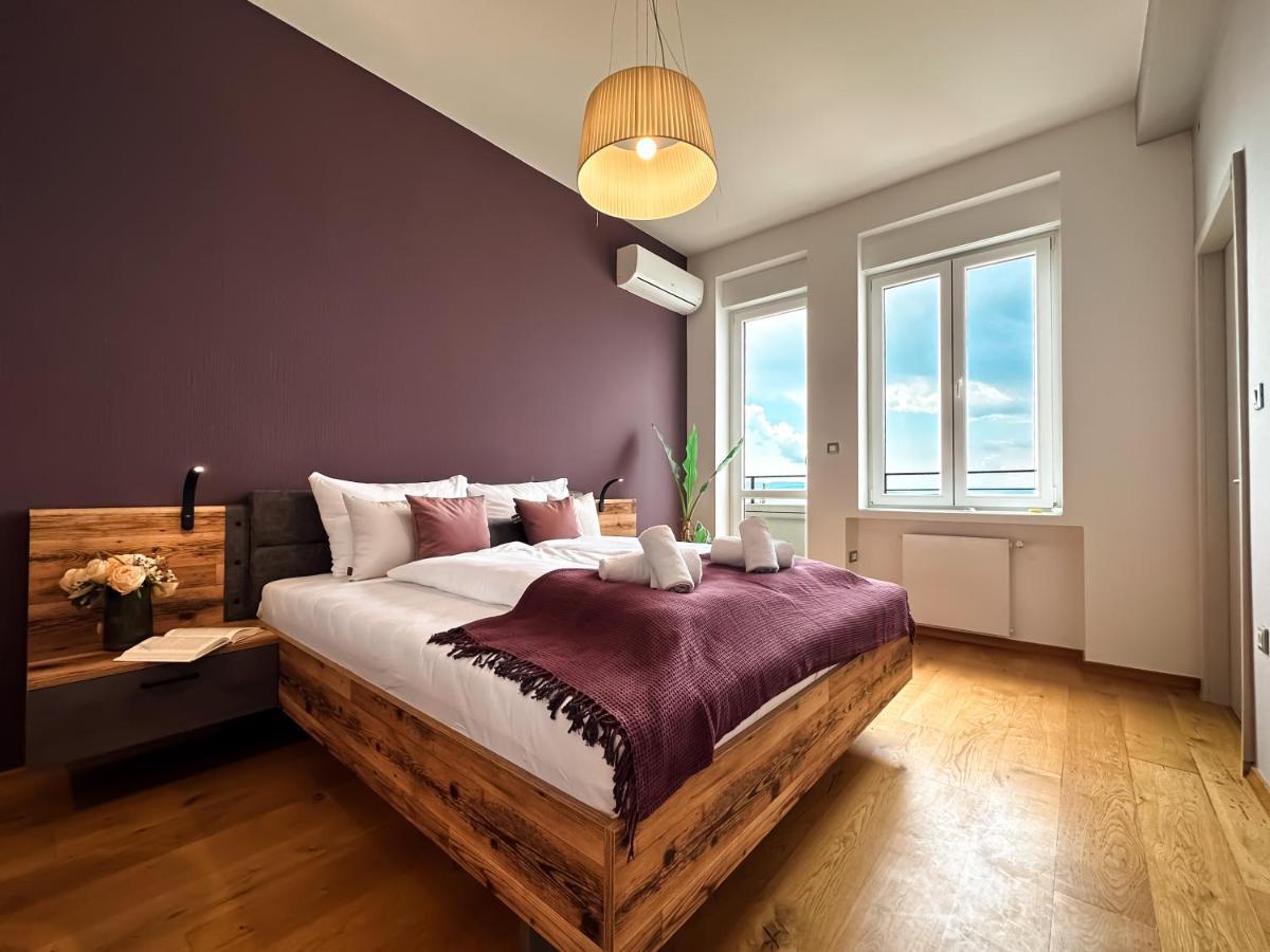 105M2 Penthouse Sea View Rijeka With Free Garage Parking Apartment ภายนอก รูปภาพ